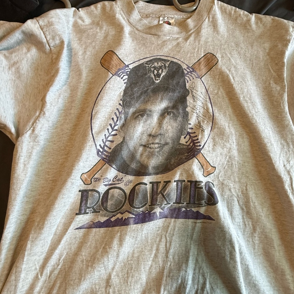 Fruit of the Loom Gray Rockies Graphic Tee